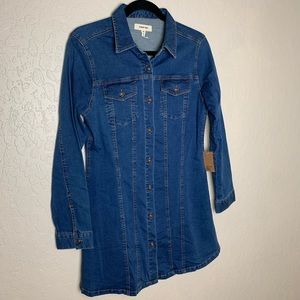 Denim Long sleeve dress